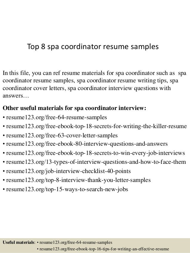 Resume interview spa