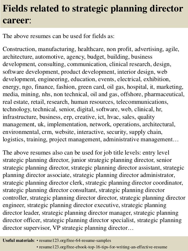top 8 strategic planning director resume samples technical sales engineer resumes