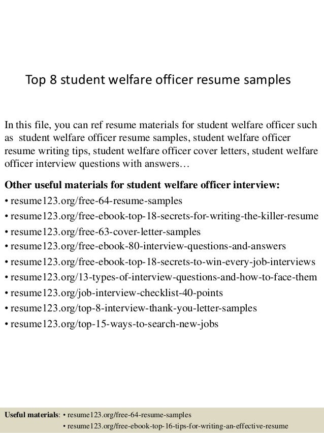 student resume samples