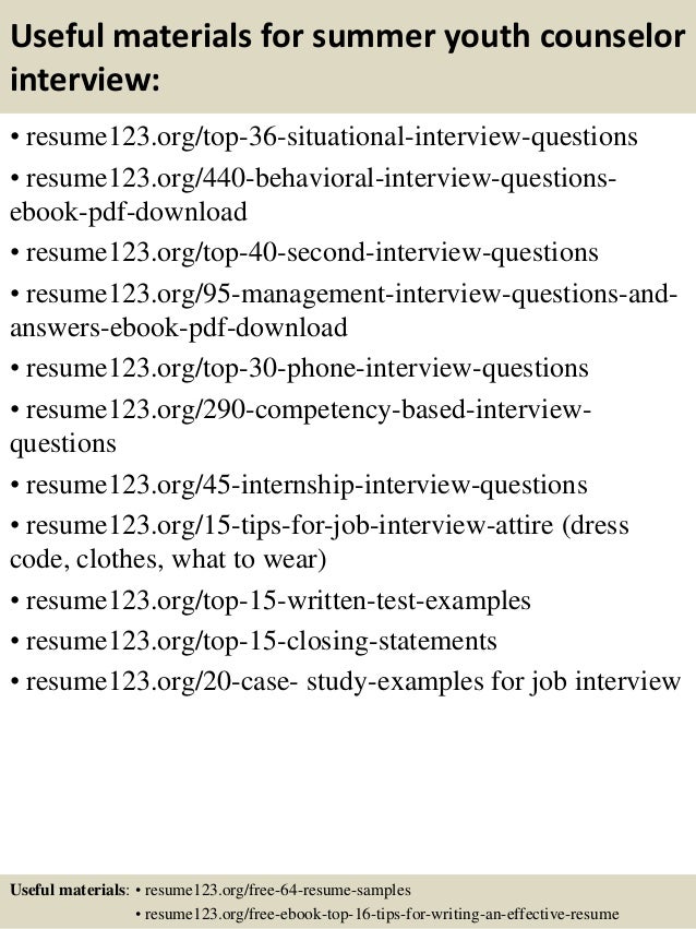 sample youth resume