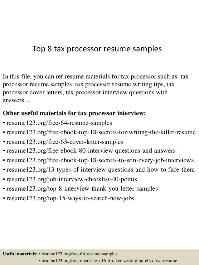 loan processor resume example