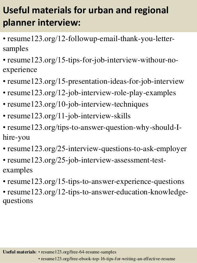 top 8 urban and regional planner resume samples urban planner resumes