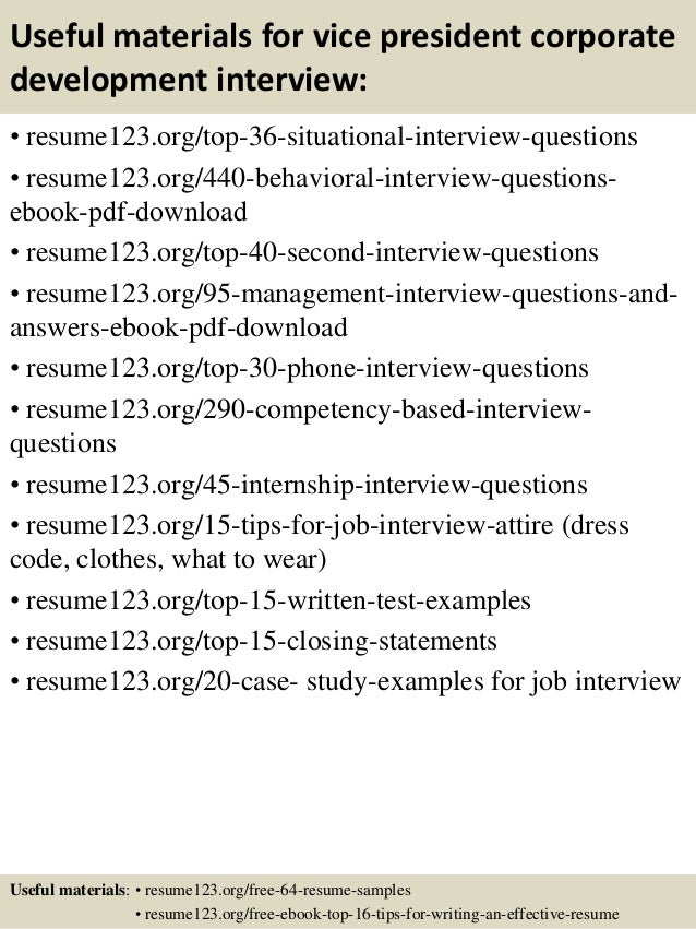 top 8 vice president corporate development resume samples corporate development resumes