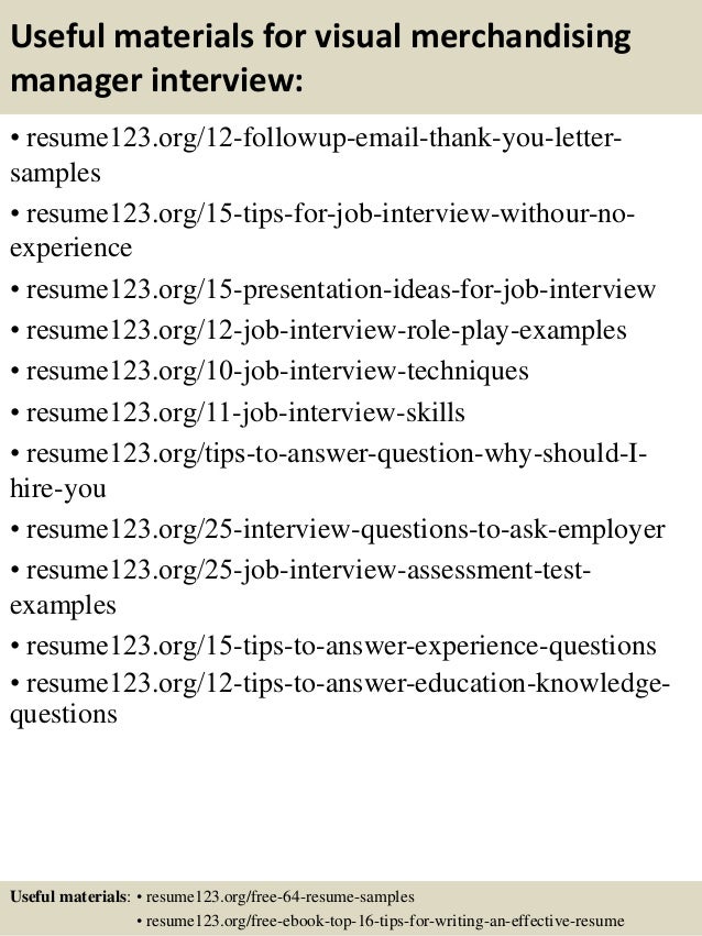 visual merchandising manager resume merchandiser resume examples