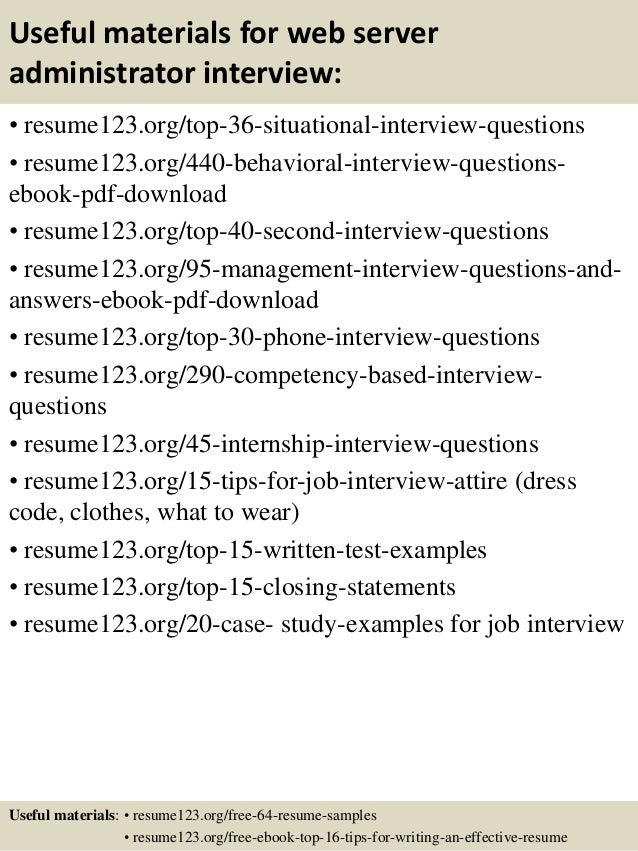 top 8 web server administrator resume samples web administrator resumes