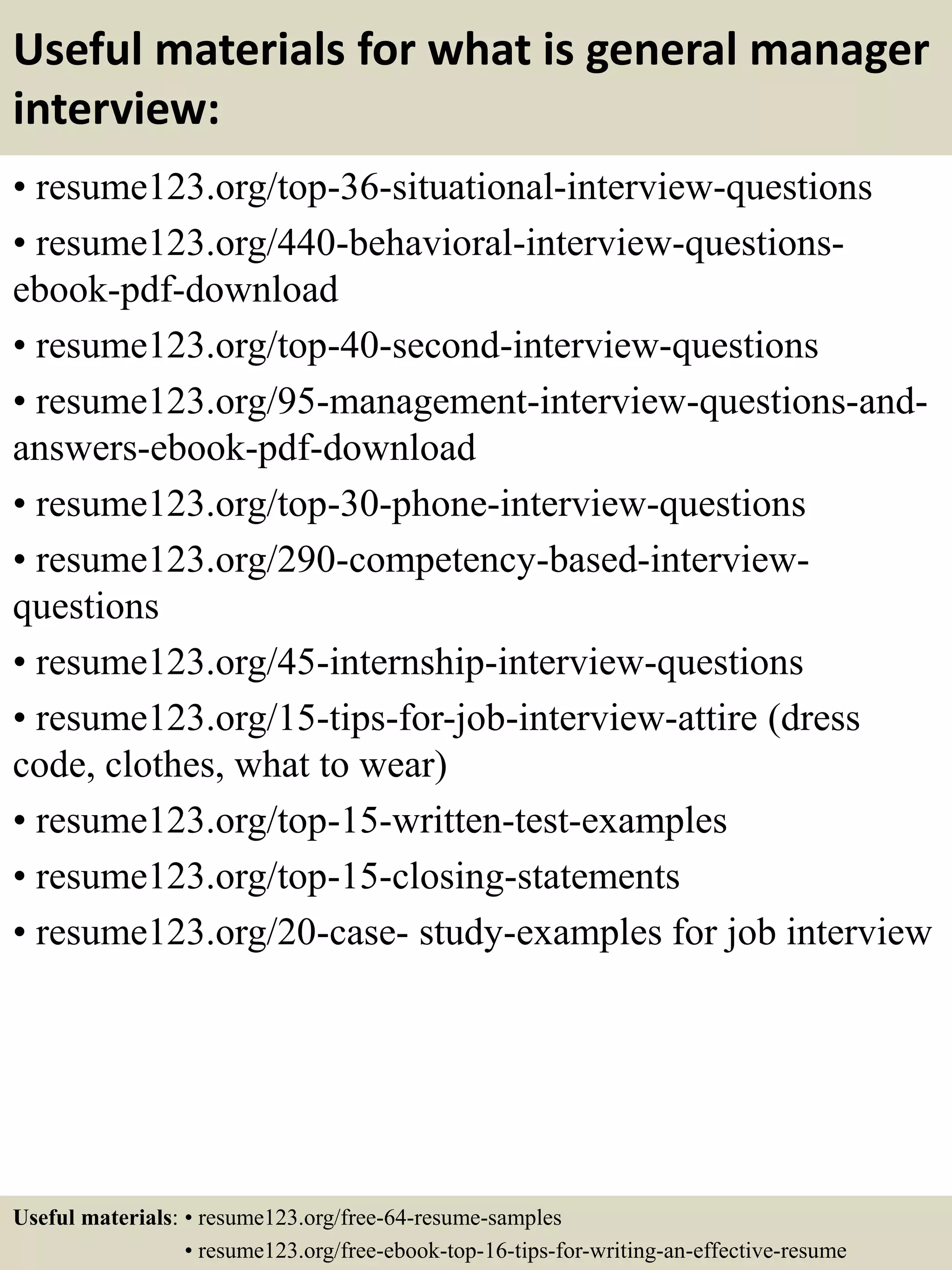 Top 8 what is general manager resume samples pptx