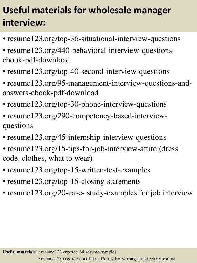 sample resume for store manager