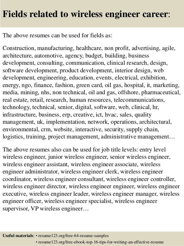 resume objective engineer