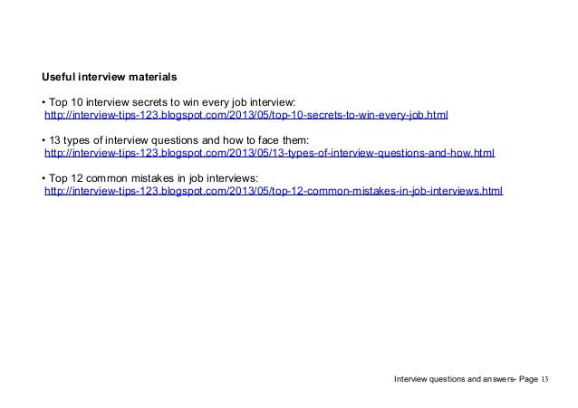 Top 9 child care interview questions answers