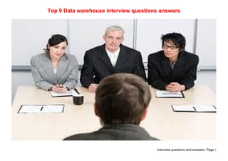 Top 9 data warehouse interview questions answers | PPT