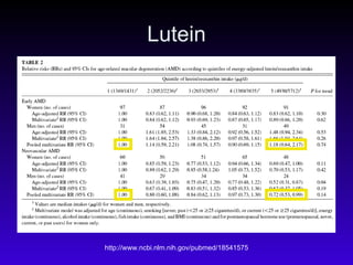 Lutein 