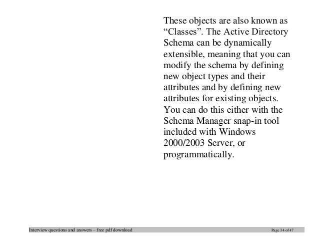 Object Oriented Design Interview Questions And Answers Pdf Object Oriented Design Interview Questions And Answers Pdf