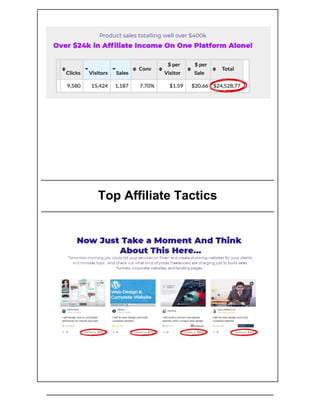 Top Affiliate Tactics
 