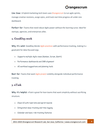 Top Agile Project Management Tools for Teams in 2025 | PDF