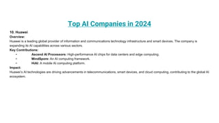 Top AI Companies in 2024 as of June 2024.pptx