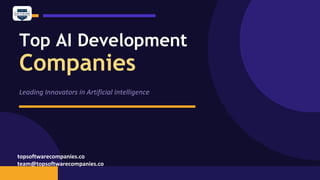 Top Artificial Intelligence Development Companies | PDF