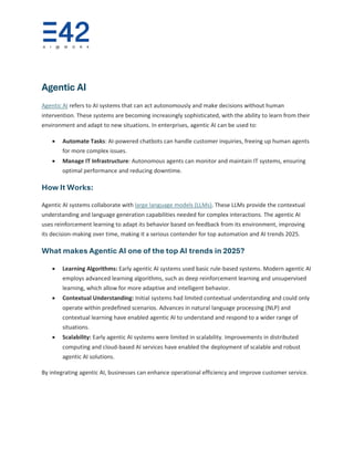 Top AI Trends in 2025 Transforming the way Enterprises Work | PDF