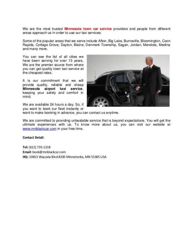 Top And Best Rochester Mn Airport Car Taxi Service