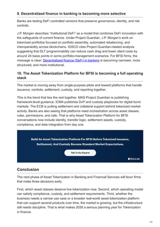 Top Asset Tokenization Trends in BFSI for 2026: From Pilots to ...