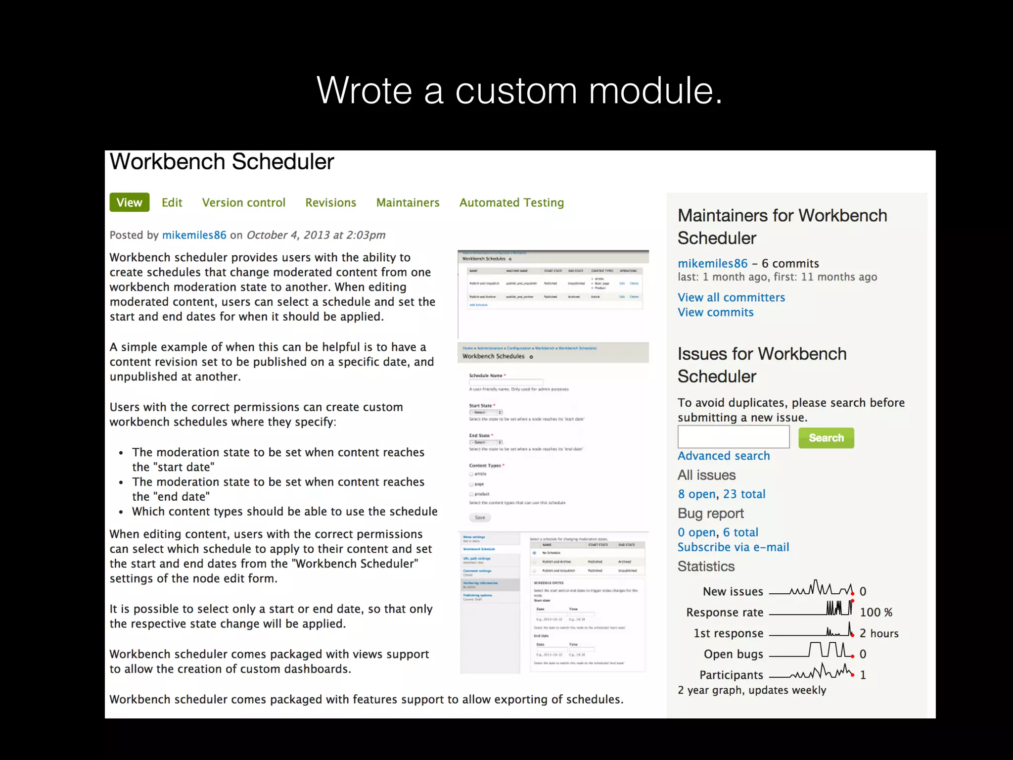 Wrote a custom module. 
 