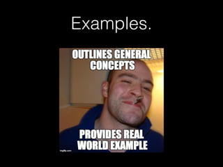Examples. 
 