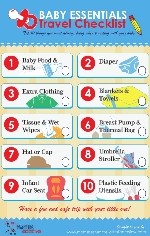 baby travel checklist