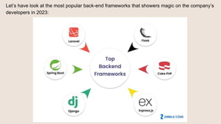 Top Backend Frameworks for Mobile App Development in 2023 | PPTX | Web ...