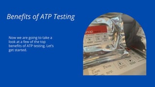Top Benefits of ATP Testing You Should Know - Labtek Services Ltd | PDF