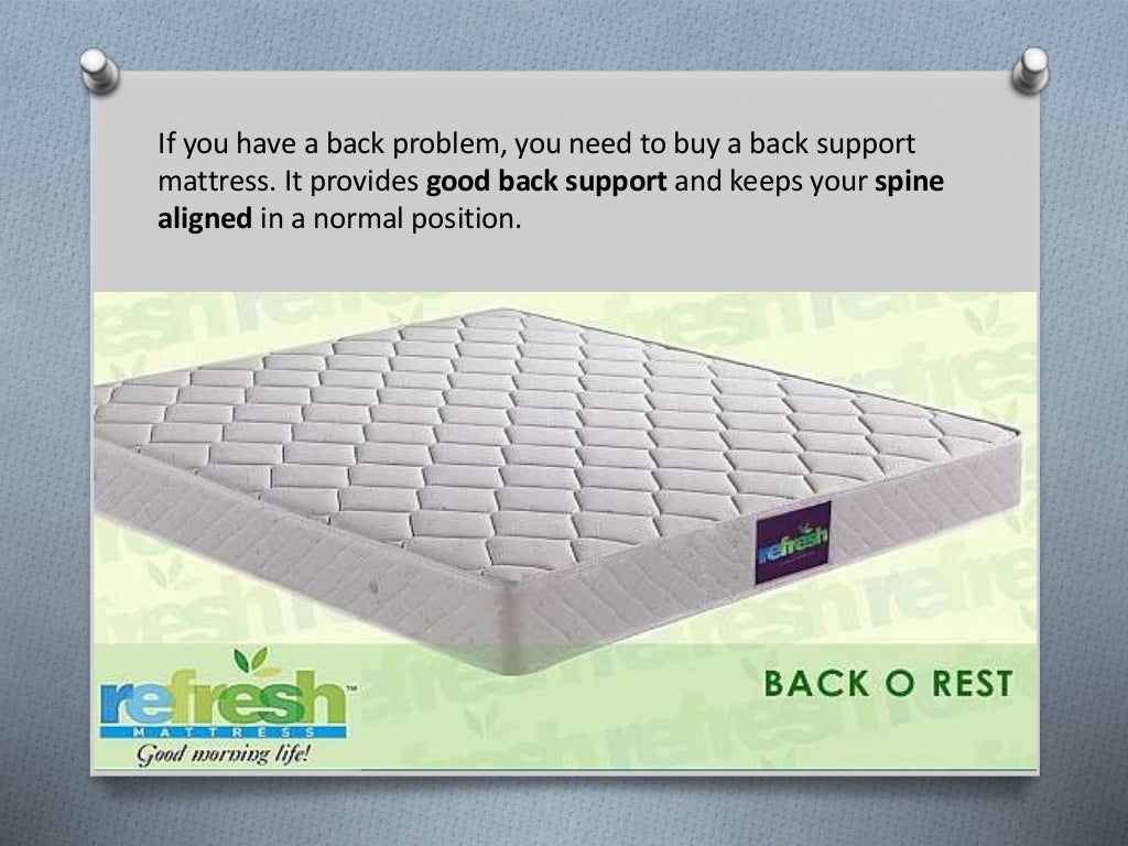 Top Benefits of Back Support Mattress