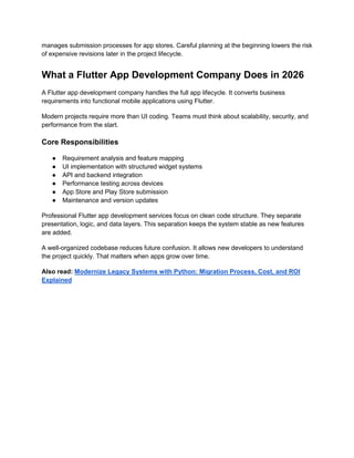 Flutter Development Benefits Every Business Should Know | PDF