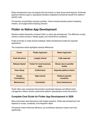 Flutter Development Benefits Every Business Should Know | PDF