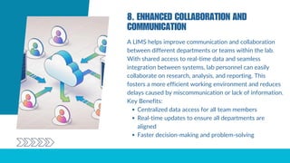 Benefits of Implementing a Laboratory Information Management System | PDF