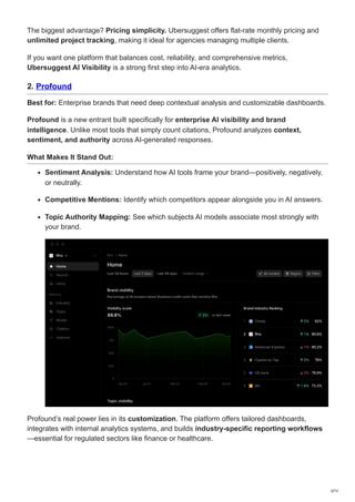 Top Best AI Visibility Tools in 2026 Track How Your Brand Appears in AI ...