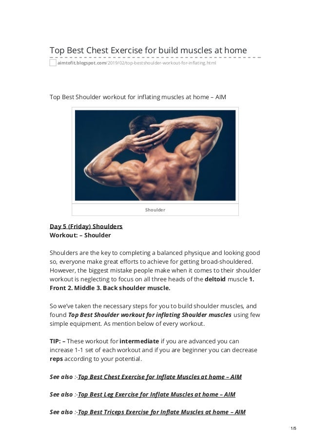 Top Best Chest Exercise For Build Muscles At Home Top Best Chest Exercise For Build Muscles At Home