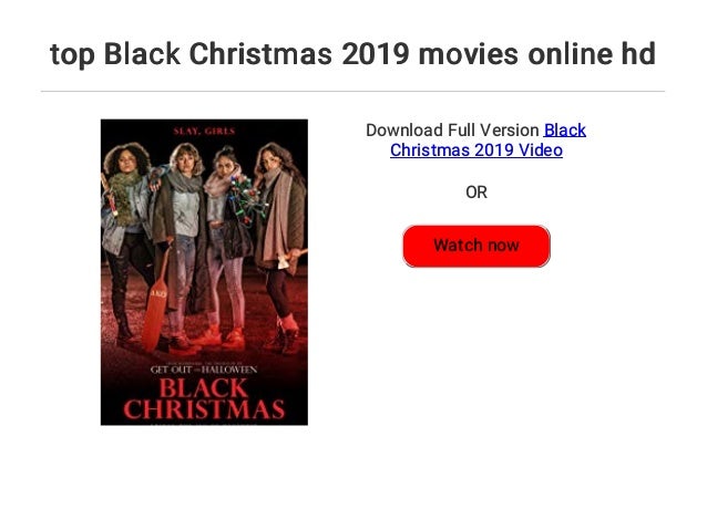 Top Black Christmas 2019 Movies Online Hd