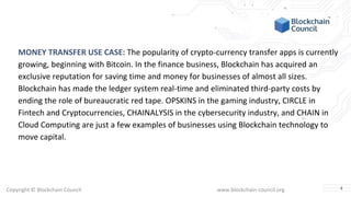 Top blockchain usage cases in the real world