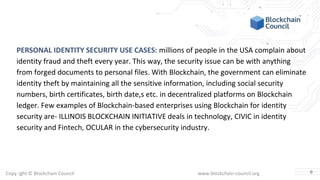 Top blockchain usage cases in the real world