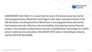 Top blockchain usage cases in the real world