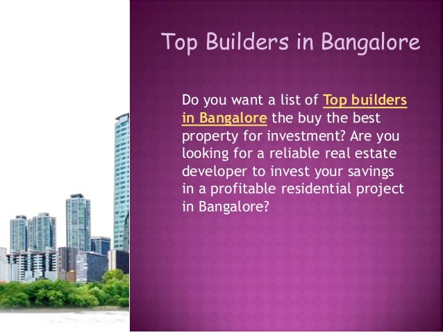 top builders in bangalore
