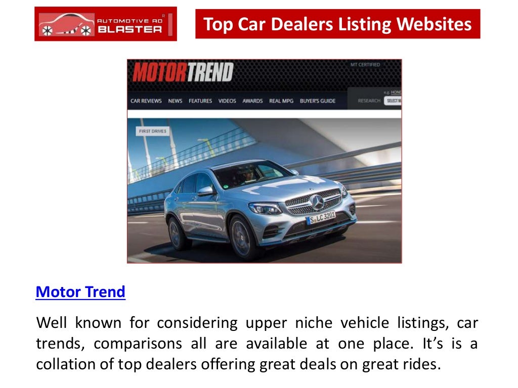 Top Car Dealers Listing sites by automotive