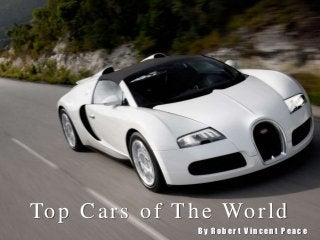 Top Cars of The World
B y R o b e r t V i n c e n t P e a c e
 