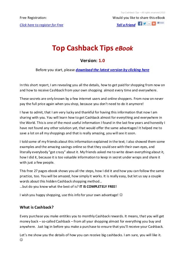 Best secret cashback