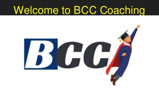 Welcome to BCC Coaching
 