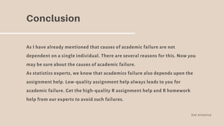 Top causes of academic failure among students | PPTX