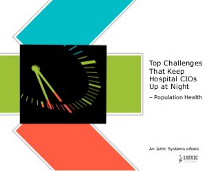 An Iatric Systems eBook
Top Challenges
That Keep
Hospital CIOs
Up at Night
– Population Health
 