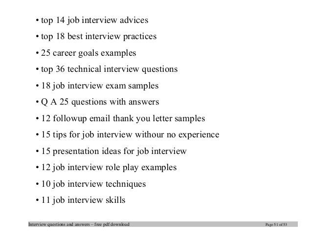 how to conduct a job interview sample questions