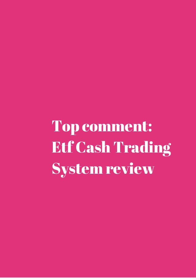 Trading system etf