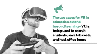 But Is VR Effective?
Several studies and corporate results point toward yes, for the right use cases
Research studies cond...