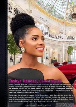 Tashya Denose for Top Cyber New MAGAZINE August 2023 | PDF
