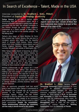 Tashya Tashya Denose for Top Cyber New MAGAZINE August 2023 | PDF